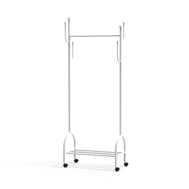 Světle luxusní podlahová podlahová domácnost jednoduchý stojan na stojan na oblečení Creative Balcony Simple Universal Vertical Autal Svislé oblečení